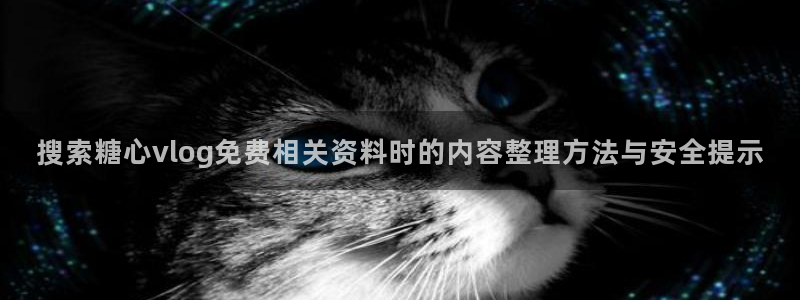 心糖vlog:搜索糖心vlog免费相关资料时的内容整理方法与安全提示