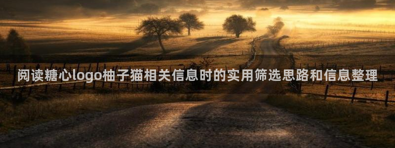 糖心vlogapp下载:阅读糖心logo柚子猫相关信息时的实用筛选思路和信息整理